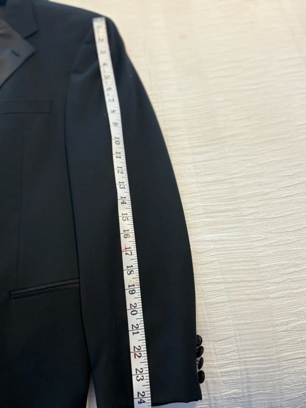 BOSS Black Satin-Lapel Tuxedo Jacket and Vest